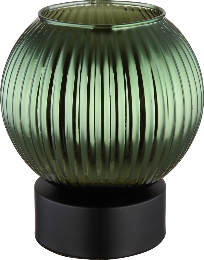 Globo - Lampa stołowa 1xE27/25W/230V śr. 15 cm zielony