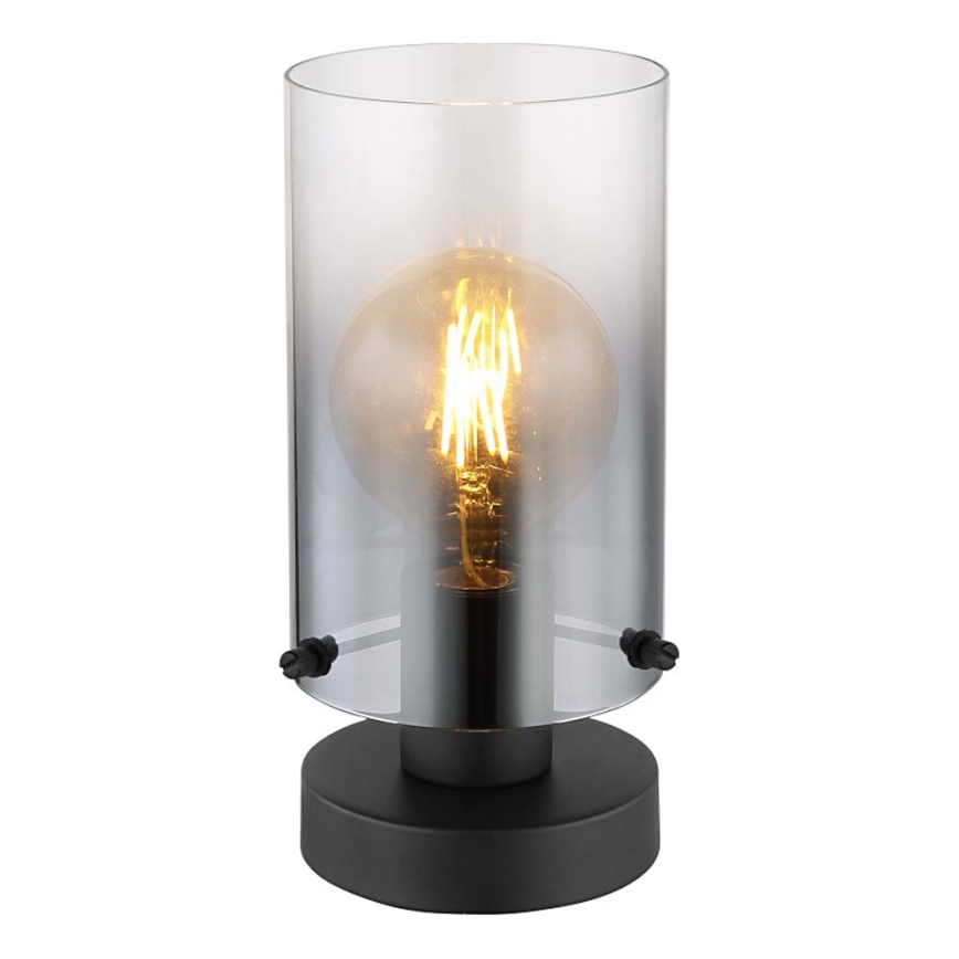 Globo - Lampa stołowa 1xE27/40W/230V śr. 12,5 cm czarna