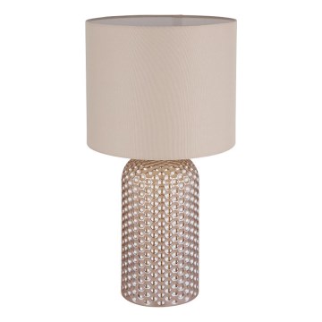 Globo - Lampa stołowa 1xE27/60W/230V beżowy