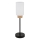 Globo - Lampa stołowa 1xE27/60W/230V czarna/biała