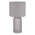 Globo - Lampa stołowa 1xE27/60W/230V szary