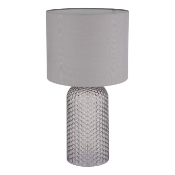 Globo - Lampa stołowa 1xE27/60W/230V szary