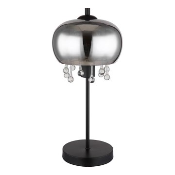 Globo - Lampa stołowa 1xE27/6W/230V śr. 21 cm czarna