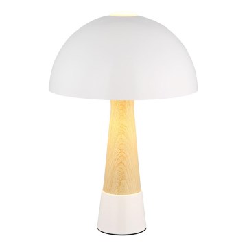 Globo - Lampa stołowa 1xE27ILLU/40W/230V biała