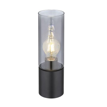 Globo - Lampa stołowa dotykowa 1xE27/25W/230V śr. 9 cm czarna