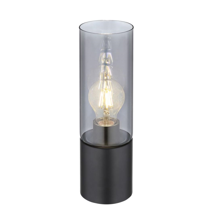 Globo - Lampa stołowa dotykowa 1xE27/25W/230V śr. 9 cm czarna