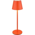 Globo - Lampa stołowa zewnętrzna 3 w 1 LED, ściemniana, z dotykowym sterowaniem i ładowaniem, 3W/5V, 3000/4000/5000K, IP54, 1800 mAh, czerwona