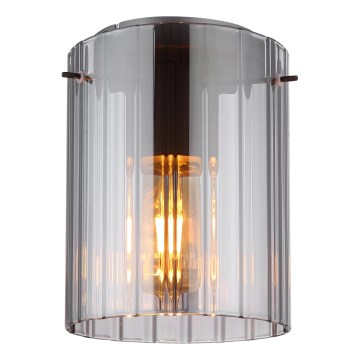 Globo - Lampa sufitowa 1xE27/40W/230V śr. 18 cm szara