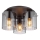 Globo - Lampa sufitowa 3xE27/40W/230V śr. 37 cm szara