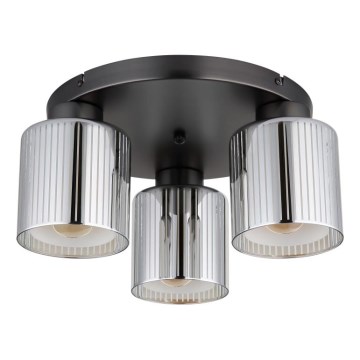 Globo - Lampa sufitowa 3xE27/60W/230V, błyszczący chrom, średnica 34,5 cm