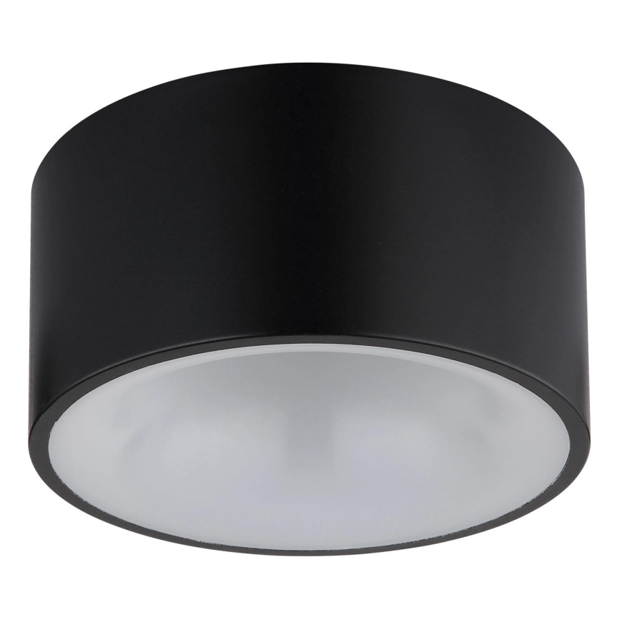 Globo - Lampa sufitowa LED 12 W/230 V 3000 K, średnica 15 cm, czarna
