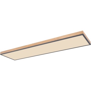 Globo - Lampa sufitowa LED/36W/230V 2700-6500K brązowo-szara z pilotem, z funkcją ściemniania
