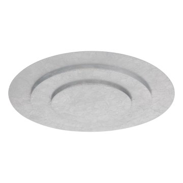 Globo - Lampa sufitowa LED/40W/230V 3000K śr. 49 cm srebrna