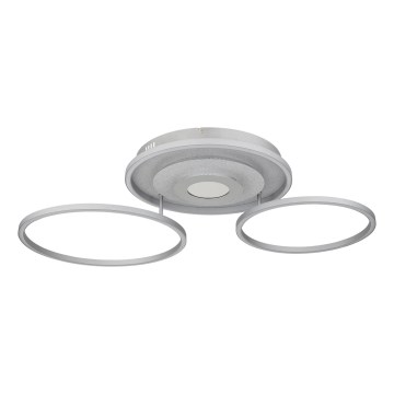Globo - Lampa sufitowa LED ściemnialna/40W/230V 2700-6500K 57x99,2 cm srebrna + pilot zdalnego sterowania