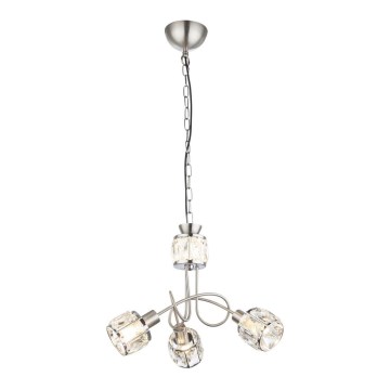 Globo - Lampa wisząca LED na łańcuchu 3xE14/40W/230V + LED/5W