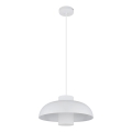 Globo - Lampa wisząca na lince 1xE27/60W/230V biała