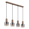 Globo - Lampa wisząca na lince 4xE27/40W/230V