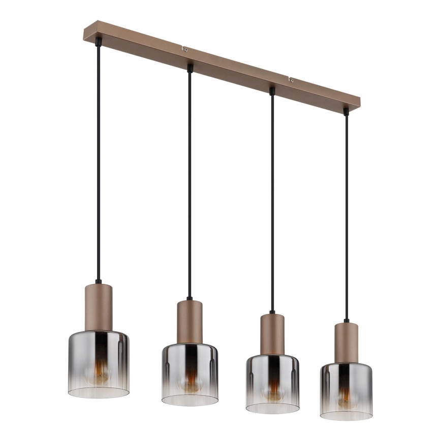 Globo - Lampa wisząca na lince 4xE27/40W/230V