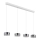 Globo - Lampa wisząca na lince LED/24W/230V biała/przydymiona