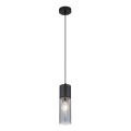 Globo - Lampa wisząca na linkę 1xE27/25W/230V śr. 10,5 cm czarna