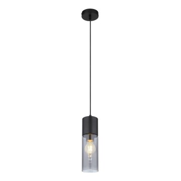 Globo - Lampa wisząca na linkę 1xE27/25W/230V śr. 10,5 cm czarna