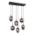 Globo - Lampa wisząca na linkę 6xE14/40W/230V czarna
