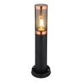 Globo - Lampa zewnętrzna 1xE27/23W/230V IP44 45 cm czarny/miedź