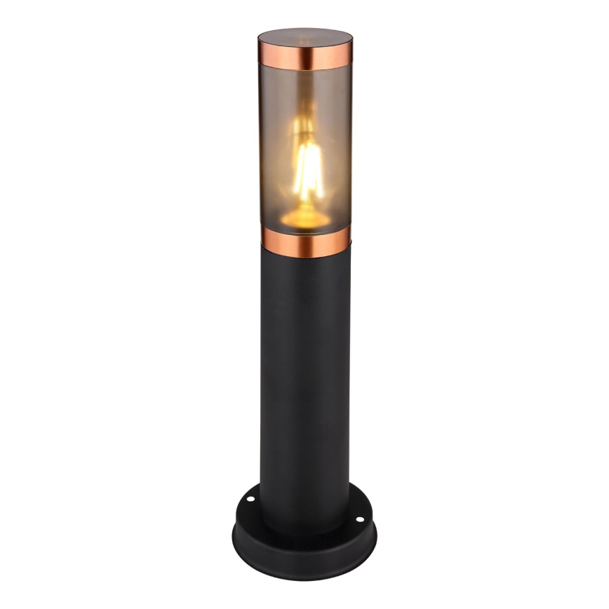 Globo - Lampa zewnętrzna 1xE27/23W/230V IP44 45 cm czarny/miedź