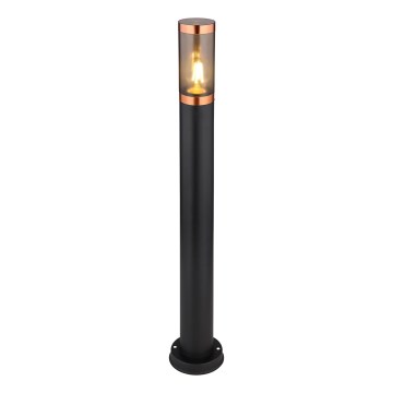 Globo - Lampa zewnętrzna 1xE27/23W/230V IP44 80 cm czarny/miedź