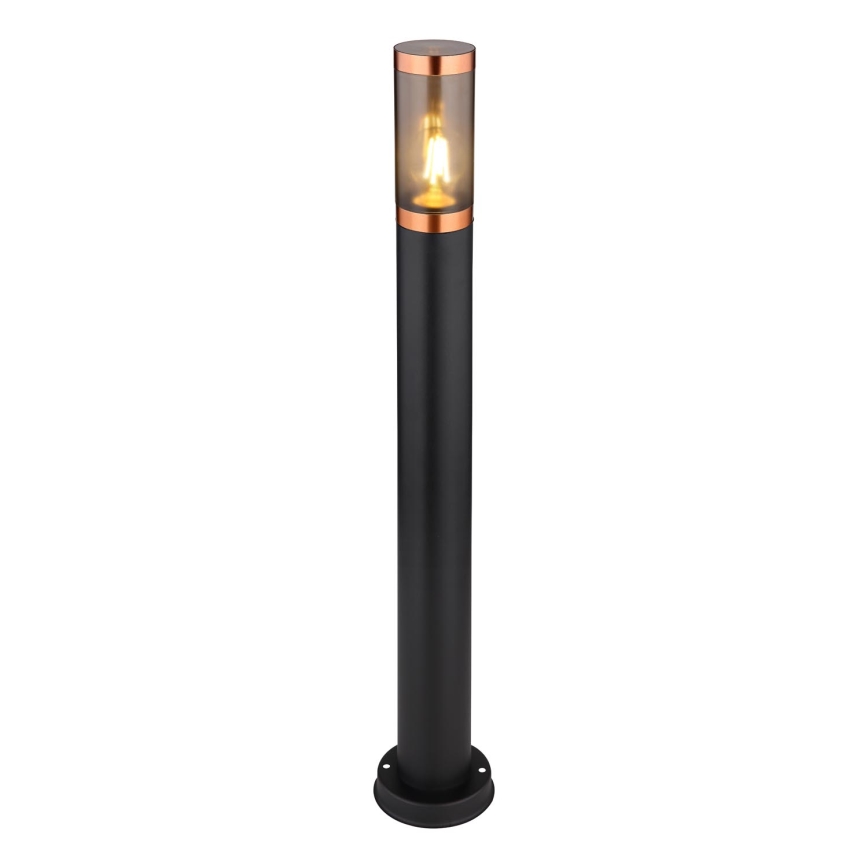 Globo - Lampa zewnętrzna 1xE27/23W/230V IP44 80 cm czarny/miedź