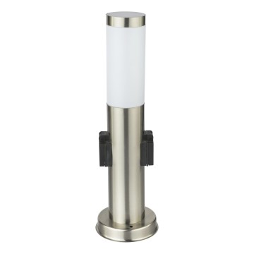 Globo - Lampa zewnętrzna z 2 gniazdami, 1xE27/23W/230V, IP44
