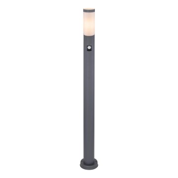 Globo - Lampa zewnętrzna z czujnikiem 1xE27/15W/230V IP44 110 cm antracyt
