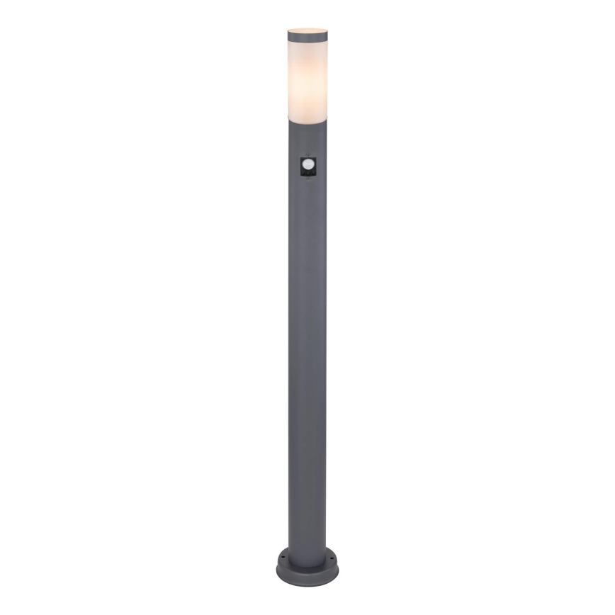 Globo - Lampa zewnętrzna z czujnikiem 1xE27/15W/230V IP44 110 cm antracyt