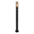 Globo - Lampa zewnętrzna z czujnikiem 1xE27/15W/230V IP44 110 cm czarny/miedź