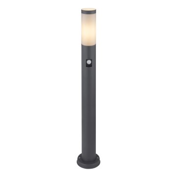 Globo - Lampa zewnętrzna z czujnikiem 1xE27/15W/230V IP44 80 cm antracyt