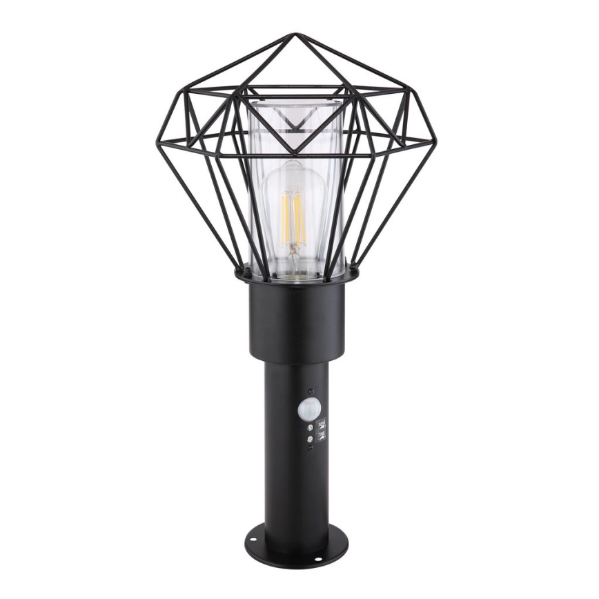 Globo - Lampa zewnętrzna z czujnikiem 1xE27/15W/230V IP44