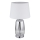 Globo - Lampka stołowa 1xE27/40W/230V biała/srebrna