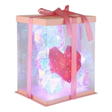 Globo - LED dekoracja stołowa w opakowaniu prezentowym LED/6W/5V USB miś