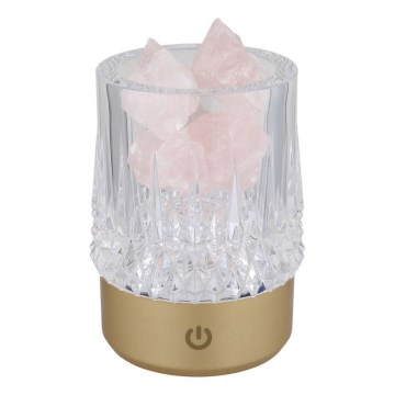 Globo - LED dotykowa lampka stołowa ściemnialna LED/1W/5V 3000K 1200 mAh złota