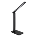 Globo - LED Dotykowa ściemnialna akumulatorowa lampa stołowa LED/5W/5V 2700/4000/6500K 1800 mAh czarna