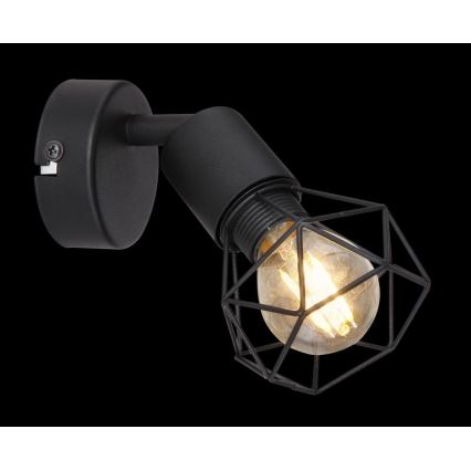 Globo - LED Kinkiet punktowy 1xE14/6W/230V czarny
