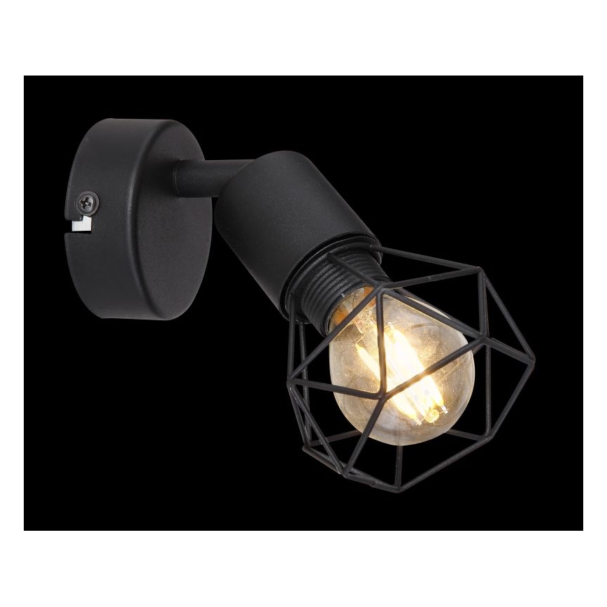 Globo - LED Kinkiet punktowy 1xE14/6W/230V czarny