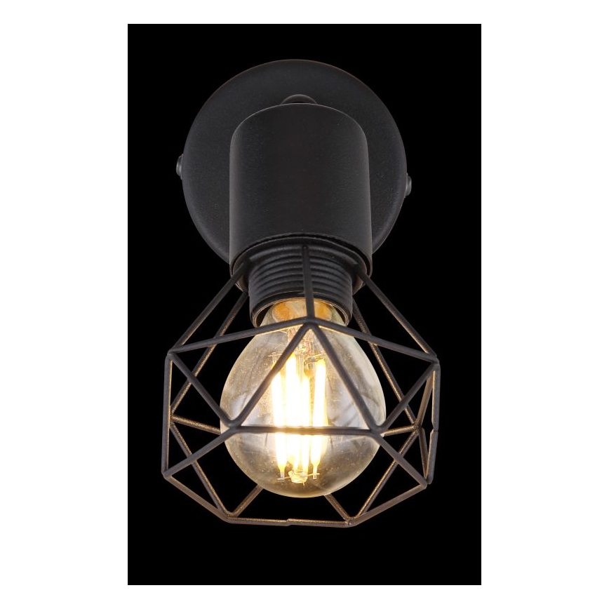 Globo - LED Kinkiet punktowy 1xE14/6W/230V czarny