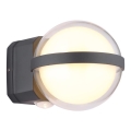 Globo - LED Kinkiet zewnętrzny LED/12W/230V IP54 czarny
