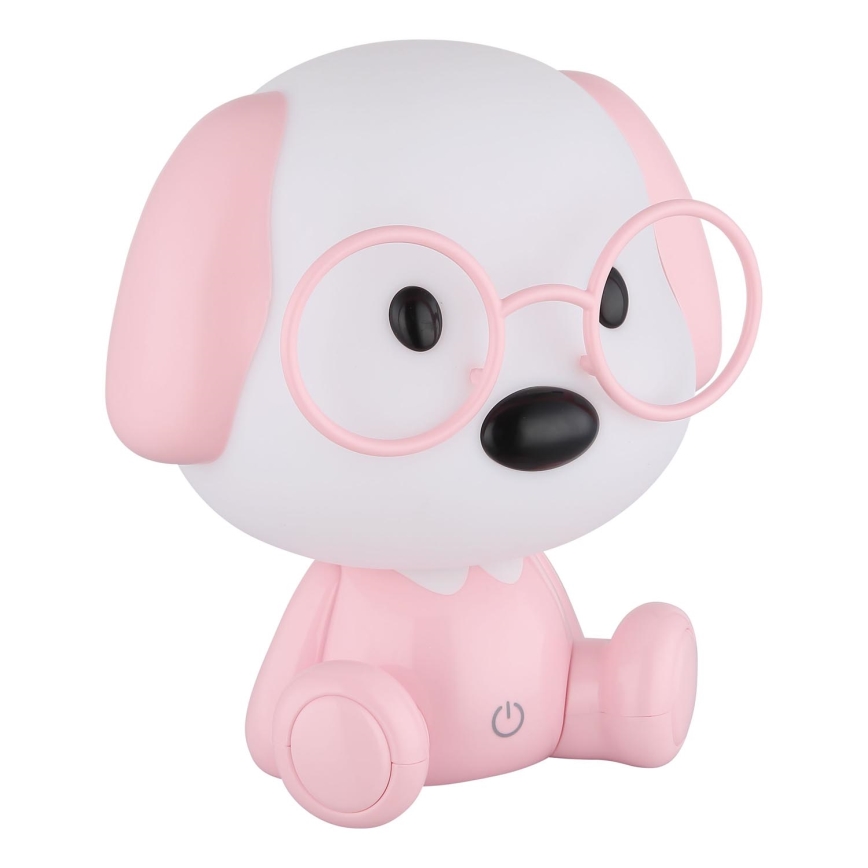 Globo - LED ładowalna dziecięca lampka nocna z regulacją jasności LED/1W/5V 500 mAh różowa