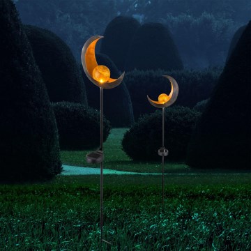 Globo - LED Lampa solarna LED/0,02W/3V 600mAh IP44 brąz