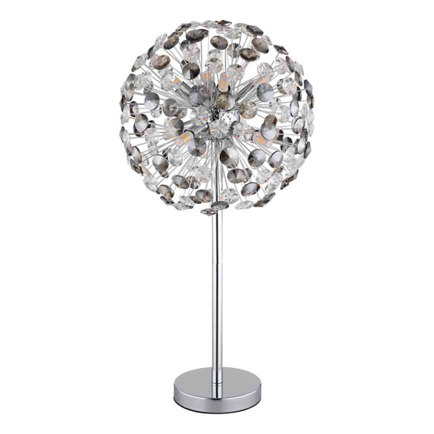 Globo - LED Lampa stołowa 8xG9/3,5W/230V chrom błyszczący
