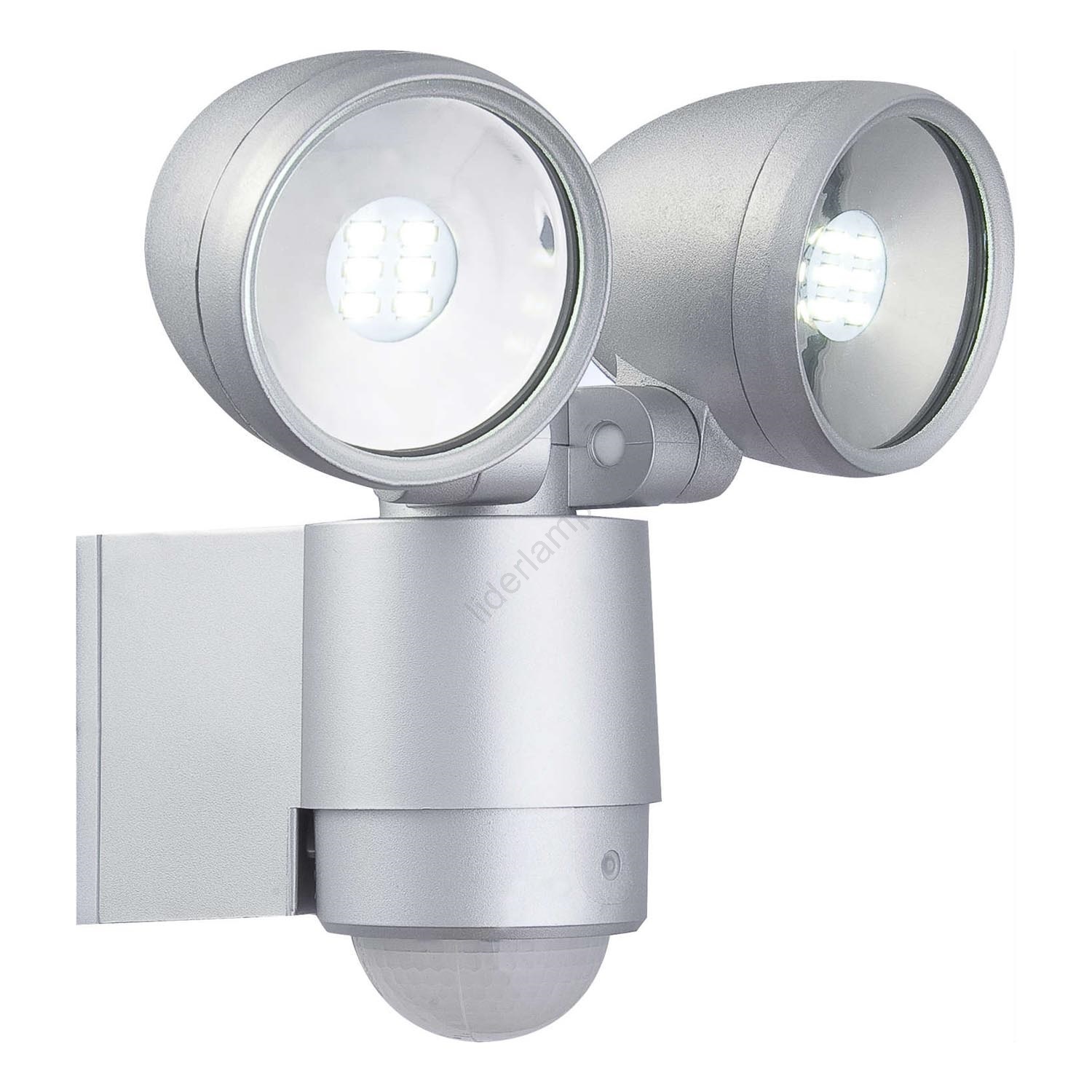 Lampa Zewnętrzna Z Czujnikiem Ruchu Na Baterie Globo - LED Lampa zewnętrzna z czujnikiem ruchu 2xLED/3W/230V