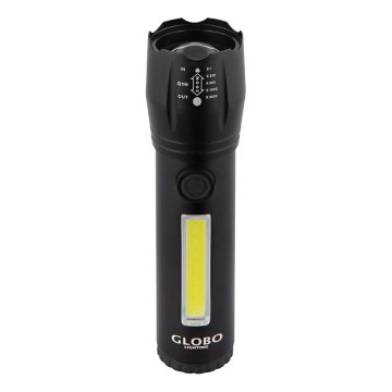 Globo - LED Latarka akumulatorowa LED/3W/5V + COB/3W 5500K 1200 mAh