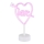 Globo - LED Neonowa dekoracja na stół LED/2W/3xAA serce